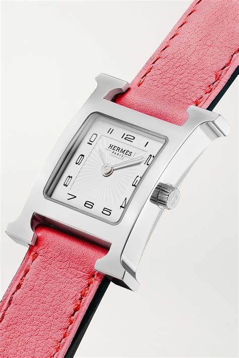 hermes watch small|HERMÈS TIMEPIECES Heure H 25mm small stainless steel and .